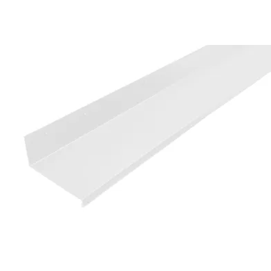 Överbleck 150 mm 2000 mm, Vit