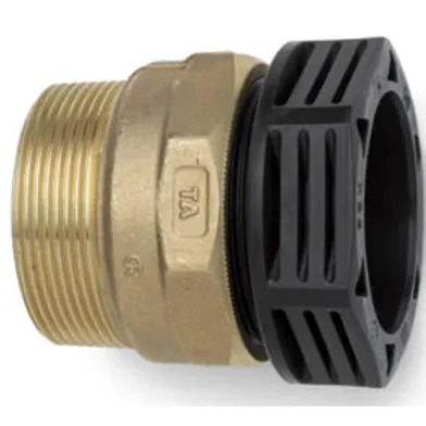 Plaströrskoppling rak tryckmutter/utv. 25 mm x r25, metall