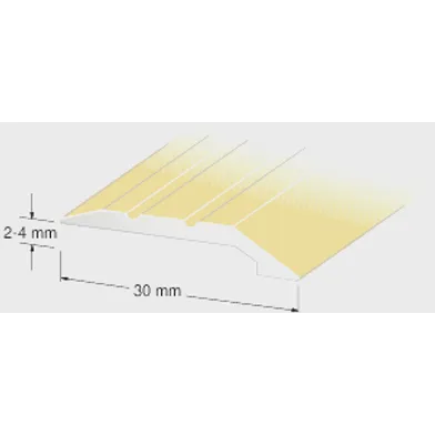 Nivålist 2-4 mm 100 cm, Guld, Nr 6