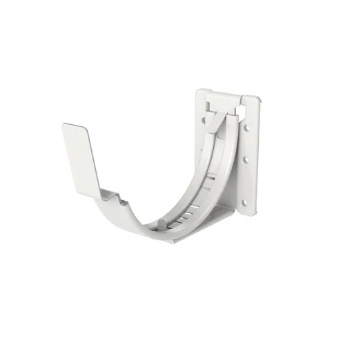 Rännkrok ställbar 125 mm, Vit