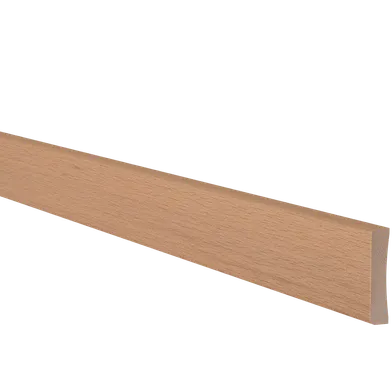 Foder lackad bok 12x56 mm, 2200 mm