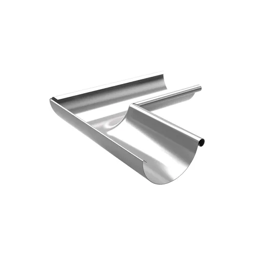 Rännvinkel Inner 125 mm, Silvermetallic