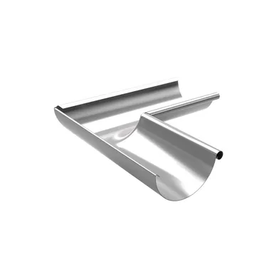 Rännvinkel Inner 125 mm, Silvermetallic