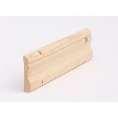 Allmogesockel obehandlad B-klassad furu 21x120 mm, Löpmeter