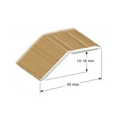 Nivålist 10-16 mm, självhäftande 100 cm, Ekfolie, Nr 179