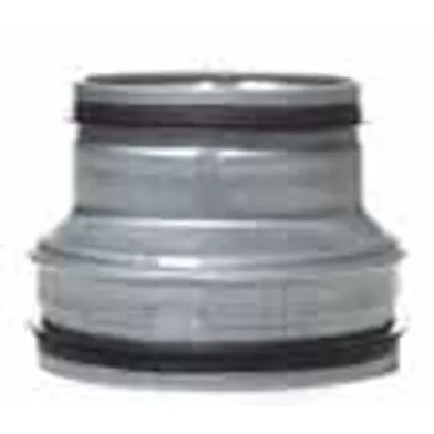 Övergång nippel/nippel ø 125/100 mm