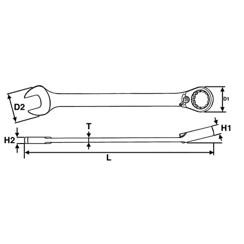 U-ringspärrnyckel 6005 10 mm