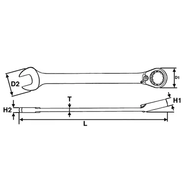 U-ringspärrnyckel 6005 10 mm