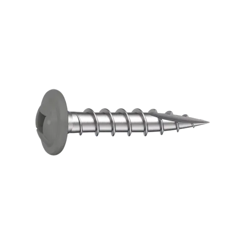 Fönsterbleckskruv rostfri, A4:C5 3,5x20 mm, Zinkgrå, 500 st/frp