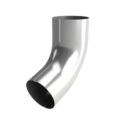 Rörvinkel 70° 90 mm, Silvermetallic