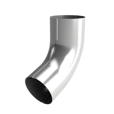 Rörvinkel 70° 90 mm, Silvermetallic