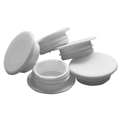 Plastlock till karmskruv 14-19 mm, Vit, 20 st/frp