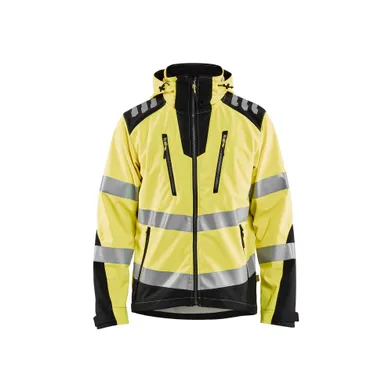 Softshelljacka Varsel, Gul/Svart Strl. M