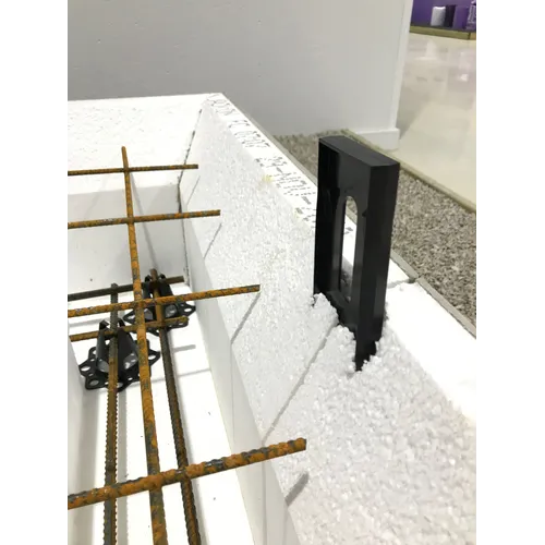 Siroc L-element hörn JP200 m. fibercementskiva H400x600x600 mm