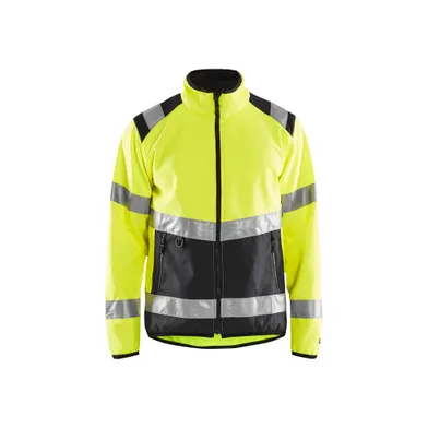 Varseljacka Softshell, Gul/Svart Strl. M