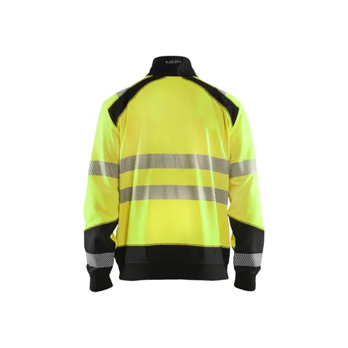 Varseltröja med krage, Gul/Svart Strl L