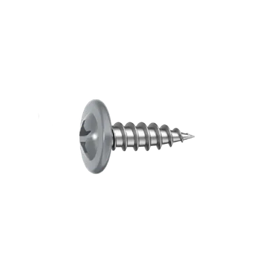 Montageskruv m. vass spets, C1 4,2x25 mm, Grå, 500 st/frp