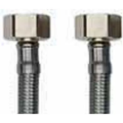 Anslutningsslang rak stålomflätad r15, 500 mm