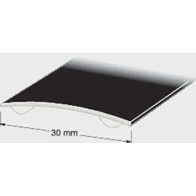 Skarvlist 30 mm, självhäftande 100 cm, Svart, Nr 231