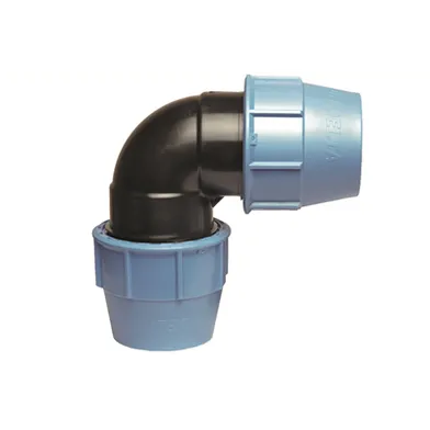 Pem-koppling vinkel tryckmutter 32 mm