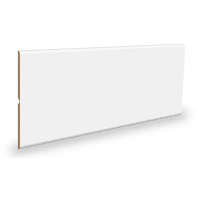 Hörnlist flexlist MDF 4x50 mm, 2700 mm, Vitfolierad