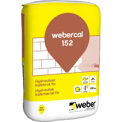 Kalkbruk 152 Hydrauliskt Fin 20 kg