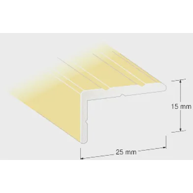 Trappnos 25x15 mm 200 cm, Guld, Nr 41