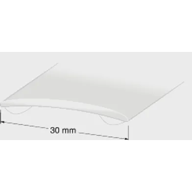 Skarvlist 30 mm, självhäftande 100 cm, Silver, Nr 13