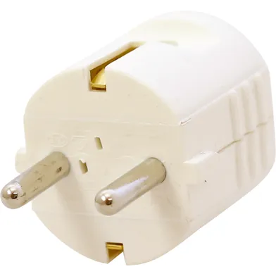 Stickpropp jordad, rak IP20, Vit