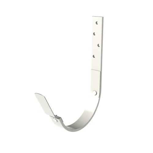 Rännkrok 125 mm L 160 mm, Vit