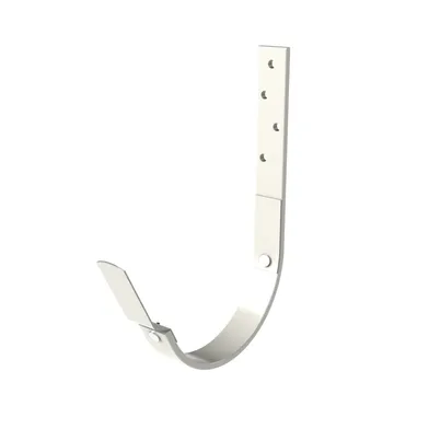 Rännkrok 125 mm L 160 mm, Vit