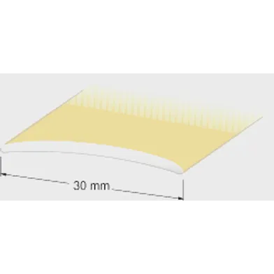 Skarvlist 30 mm Slät 100 cm, Guld, Nr 2,