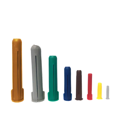 Plastplugg m. krage TP2, Röd, 35 mm, 12 st/frp
