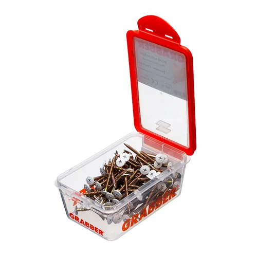 Montageskruv vit 4,2x45 mm, 100 st/frp