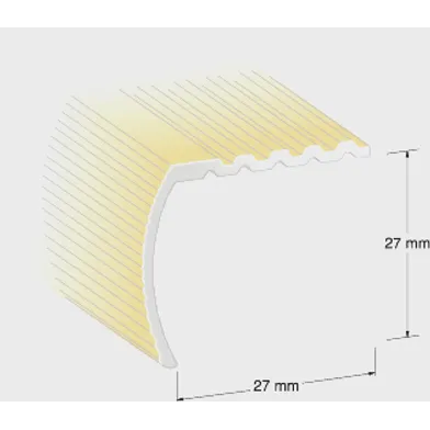 Trappnos 29x29 mm 200 cm, Guld, Nr 14