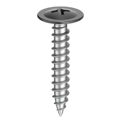 Montageskruv m. låg skalle, C3 4,2x25 mm, Svart, 500 st/frp