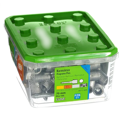 Karmskruv Programa Plus 70 mm, 100 st/frp