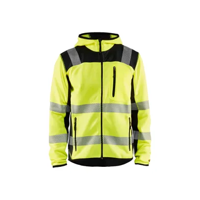 Stickad Varseljacka, Gul/Svart Strl. L