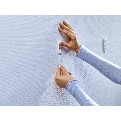 Självhäftande justerbarspik f. tapet & puts Max 1 kg, 2-pack