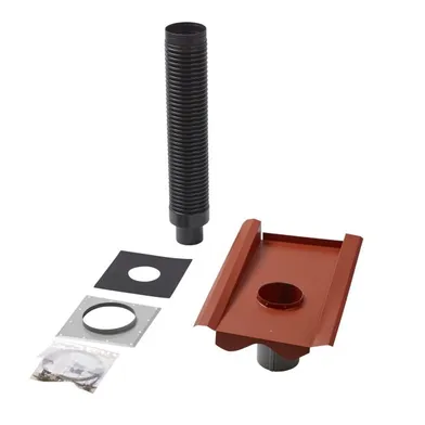 Avloppsluftare Vittinge E13 Tegelröd, Ø 75-110 mm