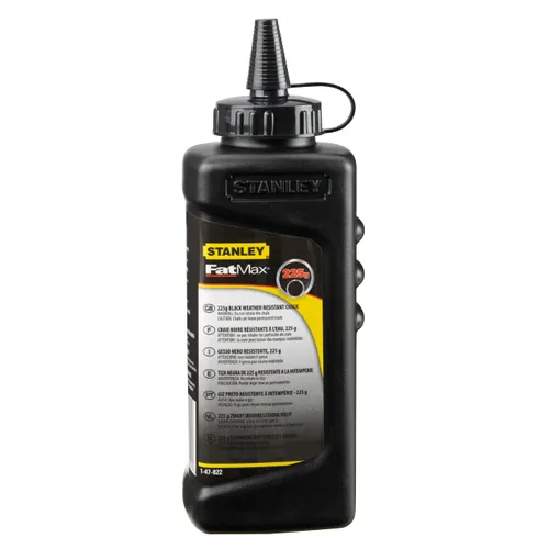 Kritflaska 225 g Svart