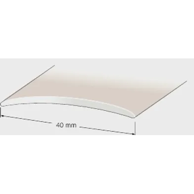 Skarvlist 40 mm, självhäftande 200 cm, Platina, Nr 253