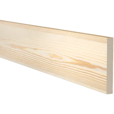 Planhyvlad obehandlad furu 21 mm 21x165 mm, Löpmeter