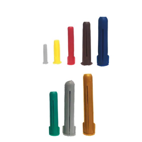 Plastplugg m. krage TP2, Röd, 35 mm, 200 st/frp