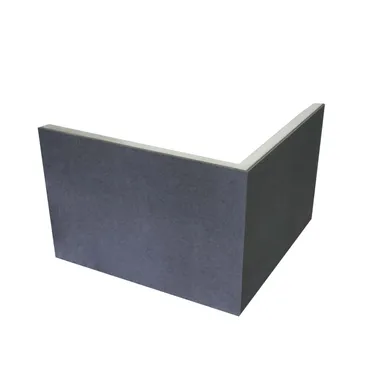 Siroc L-element hörn JP200 m. fibercementskiva H400x600x600 mm