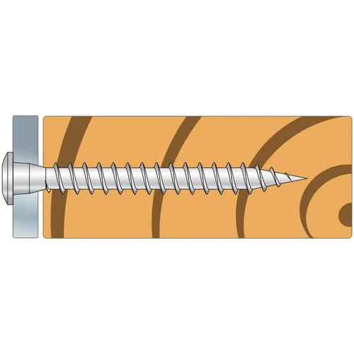 Ankarskruv, C1 5,0x40 mm, 250 st/frp