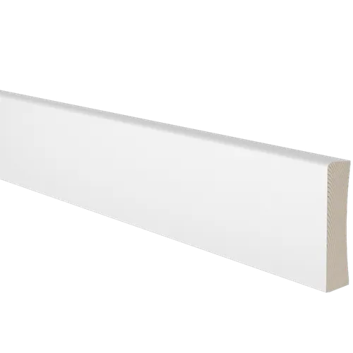 Sockel vitmålad furu 12x56 mm, 4400 mm