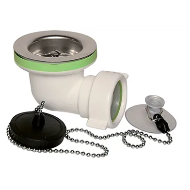 Bottenventil till bad & duschkar metall