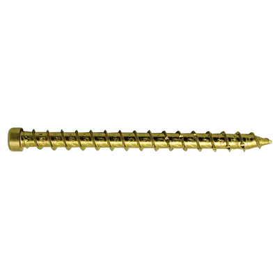 List- & Sockelskruv f. alla underlag 5,0x40 mm, Gul, 200 st/frp