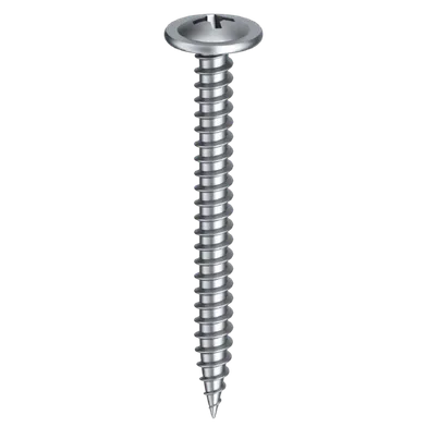 Montageskruv m. vass spets, A2:C5 4,2x45 mm, 250 st/frp